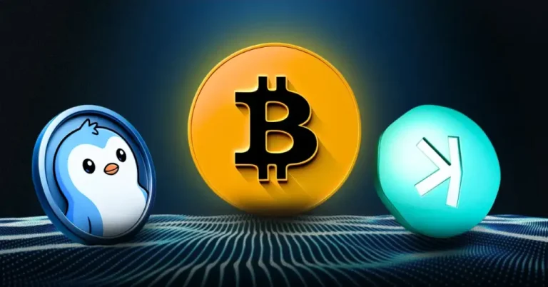 Top 3 Trending Crypto On Coinpedia Markets: Bitcoin, Kaspa, Pengu